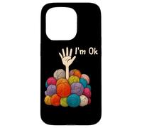La divertente dichiarazione di I'm Ok Yarn Lover Custodia per iPhone 15 Pro