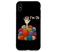 La divertente dichiarazione di I'm Ok Yarn Lover Custodia per iPhone XS Max