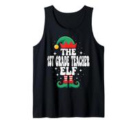 La Divertente Famiglia Natalizia degli Elfi per Insegnanti di Prima elementare Canotta