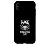 La divertente rabbia degli Axolotl mi consuma metallo spaventoso Custodia per iPhone XS Max