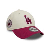 LA Dodgers World Series Patch Crema 9FORTY Cappellino regolabile