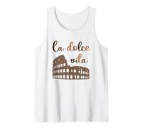 La Dolce Vita Colosseo Roma Italia Canotta