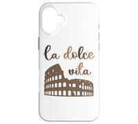 La Dolce Vita Colosseo Roma Italia Custodia per iPhone 16 Plus