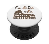 La Dolce Vita Colosseo Roma Italia PopSockets PopGrip Adesivo