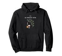 La Dolce Vita, Italia, Italia, Alloro, Vino, Vino Felpa con Cappuccio