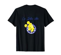 La Dolce Vita Lemon Palla da Tennis Piatto Italiano Maglietta