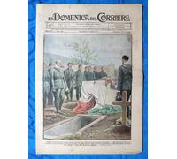 La Domenica del Corriere 1 luglio 1917 WW1 D'Annunzio - Albania - Carso