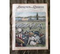 La Domenica del Corriere 1 Maggio 1910 Villa Borghese Tigre Scimmia Venezia