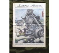 La Domenica del Corriere 1 Novembre 1953 Incidente di Gino Bartali Orso Ricchi
