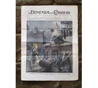 La Domenica del Corriere 1 Ottobre 1911 Nubifragio Varese Aviazione Tripoli