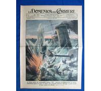 La Domenica del Corriere 1 settembre 1940 Sommergibile PM - Cirenaica - Savoia
