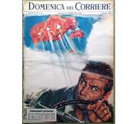 La Domenica del Corriere 1 Settembre 1963 Dischi Volanti Etna Longano Rex Ninì
