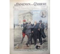 La Domenica del Corriere 10 Gennaio 1909 Terremoto Calabria e Sicilia Fallieres