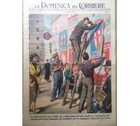 La Domenica del Corriere 10 Maggio 1953 Eruzione Monte Aso Giro d'Italia Spalla