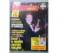 La Domenica del Corriere 10 Marzo 1988 Sanremo Ranieri Berlusconi Kennedy Mafia