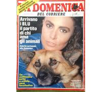 La Domenica del Corriere 10 Novembre 1984 Padre Pio Orfei Animali Guareschi Blu