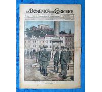 La Domenica del Corriere 10 settembre 1916 WW1 V.Emanuele III-Salonicco-Gorizia
