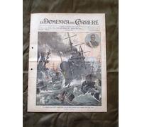 La Domenica del Corriere 11 Giugno 1905 Battaglia navale in Corea Parigi Veneto