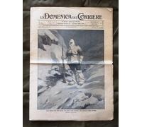 La Domenica del Corriere 12 Dicembre 1915 WW1 Tenuta invernale Fanteria Guerra