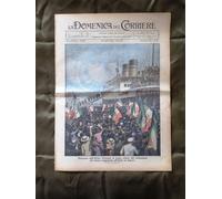 La Domenica del Corriere 12 Luglio 1936 Ritorno da Africa Automobile Borsa uova