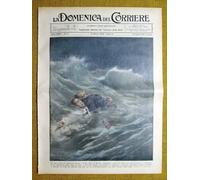 La Domenica del Corriere 12 marzo 1933 Aimone - Genova-Milano-Torino - Esculapio
