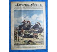La Domenica del Corriere 12 ottobre 1941 Tobruk - Pietroburgo - G. Galilei