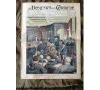 La Domenica del Corriere 13 Marzo 1910 Processo dei russi Valanga neve Biplano
