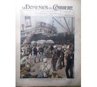 La Domenica del Corriere 13 Settembre 1908 Leone Tolstoi Marocco Stambul Florio