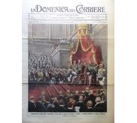 La Domenica del Corriere 14 Dicembre 1913 Legislatura Rodi Natività Crespi Libia