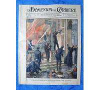 La Domenica del Corriere 14 gennaio 1900 Roma - Sudbahn,Vienna - Lev Tolstoj