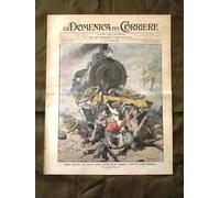 La Domenica del Corriere 14 Giugno 1908 Treno A. Dreyfus Madonna di Bonaria