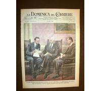 La Domenica del Corriere 14 luglio 1946 De Nicola De Gasperi Saragat Mondine