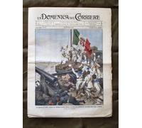 La Domenica del Corriere 15 Ottobre 1911 Marinai Benedetto Brin San Marco Dante