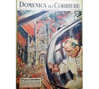 La Domenica del Corriere 16 Agosto 1964 WW1 De Gasperi Papa Paolo VI Luna Marte