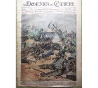 La Domenica del Corriere 16 Dicembre 1917 WW1 Piave Vidor Colle Della Berretta