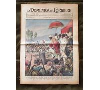 La Domenica del Corriere 16 Febbraio 1936 Negus Spada Grandinata Guerra Africa