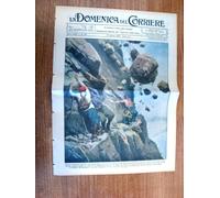 La Domenica del Corriere 17 Agosto 1930 Valle d’Aosta Harvey Powers Macchina