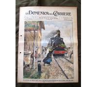 La Domenica del Corriere 17 Maggio 1903 Treno Disordini Salonicco Esercito turco