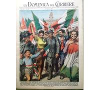 La Domenica del Corriere 17 Ottobre 1954 Trieste Italia Dischi Volanti Carducci