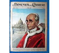 La Domenica del Corriere 18 marzo 1956 Papa Pio XII Kattegat Don Carlo Gnocchi