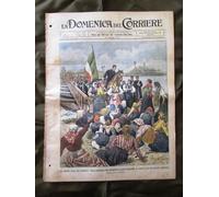 La Domenica del Corriere 19 Maggio 1901 Scioperi agrari-Duomo Milano-Vela votiva