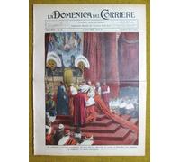 La Domenica del Corriere 2 aprile 1933 Pio XI - Tamigi - Firenze