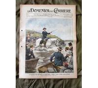 La Domenica del Corriere 2 Giugno 1907 Cavallo Ferrovia di Argenta G. D'Annunzio