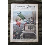 La Domenica del Corriere 2 Giugno 1935 Re Bandiera Aereo Altare della Patria