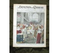 La Domenica del Corriere 2 Luglio 1911 Re Giorgio V Palombara Sabina Roma