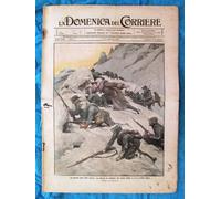 La Domenica del Corriere 20 febbraio 1916 WW1 Alpini - Esploratori - Albania