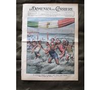 La Domenica del Corriere 21 Luglio 1935 Colonie estive Trampolino Bici La "Hora"