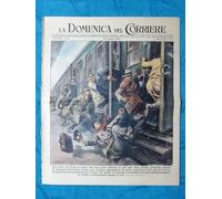 La Domenica del Corriere 22 febbraio 1948 Italia - Gallo,Asiago - G.Verdi
