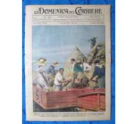 La Domenica del Corriere 22 luglio 1934 Mussolini - Alpini - Caterina Sforza