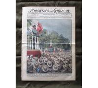 La Domenica del Corriere 23 Giugno 1935 Mussolini Tragedia Principi di Piemonte